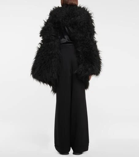 ANN DEMEULEMEESTER Norine faux fur minidress 3