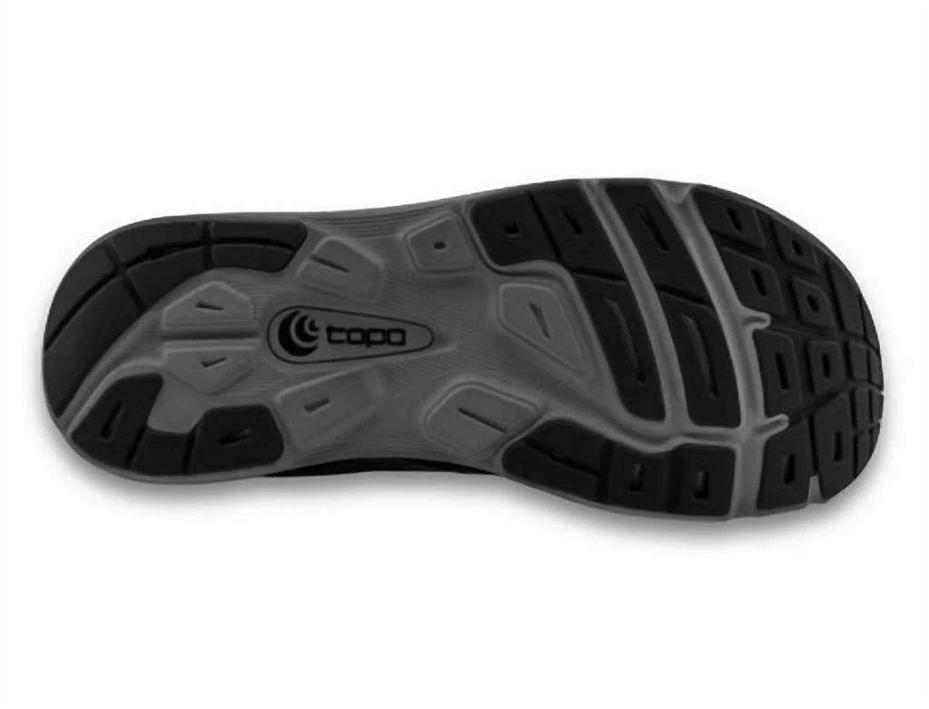 Topo Athletic Men's Magnifly 4 Running Shoes - Medium Width In Black/charcoal 3