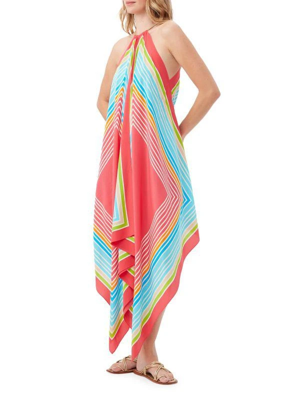 Trina Turk Justinian Silk Handkerchief Dress 3