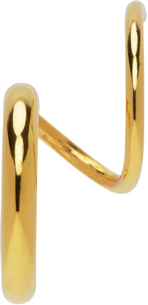 Maria Black Gold Dogma Twirl Earring 1
