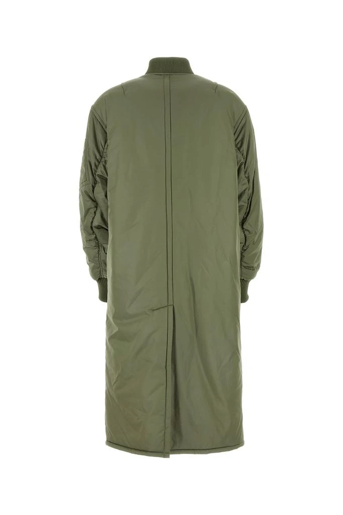 STAND STUDIO Olive green nylon Abbie padded jacket 2