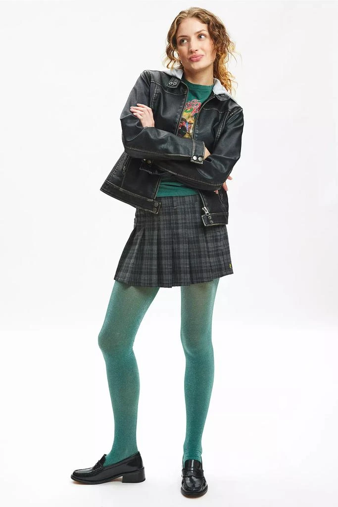 Urban Outfitters Metallic Shimmer Tights 1