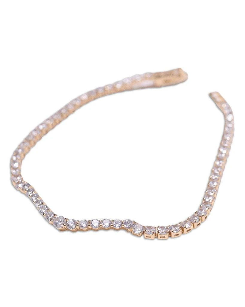 Maje Cascade Crystal Diamante Flex Bracelet 5