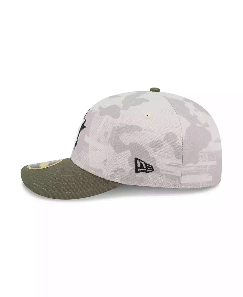 New Era Men's Light Beige/Olive Houston Astros 2025 Armed Forces Day Low Profile 59FIFTY Fitted Hat 4