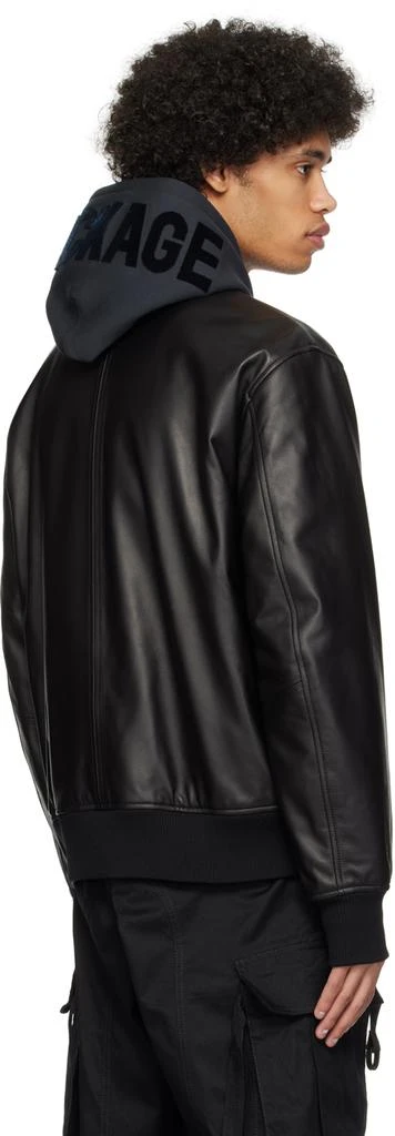 Mackage Black Easton Reversible Leather Jacket 3