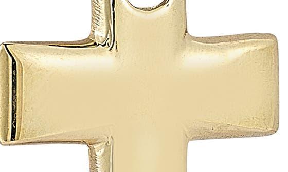 Ember Fine Jewelry 14K Yellow Gold Cross Pendant Necklace