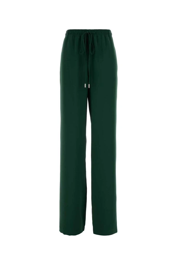 ERMANNO Dark Green Polyester Pant 1
