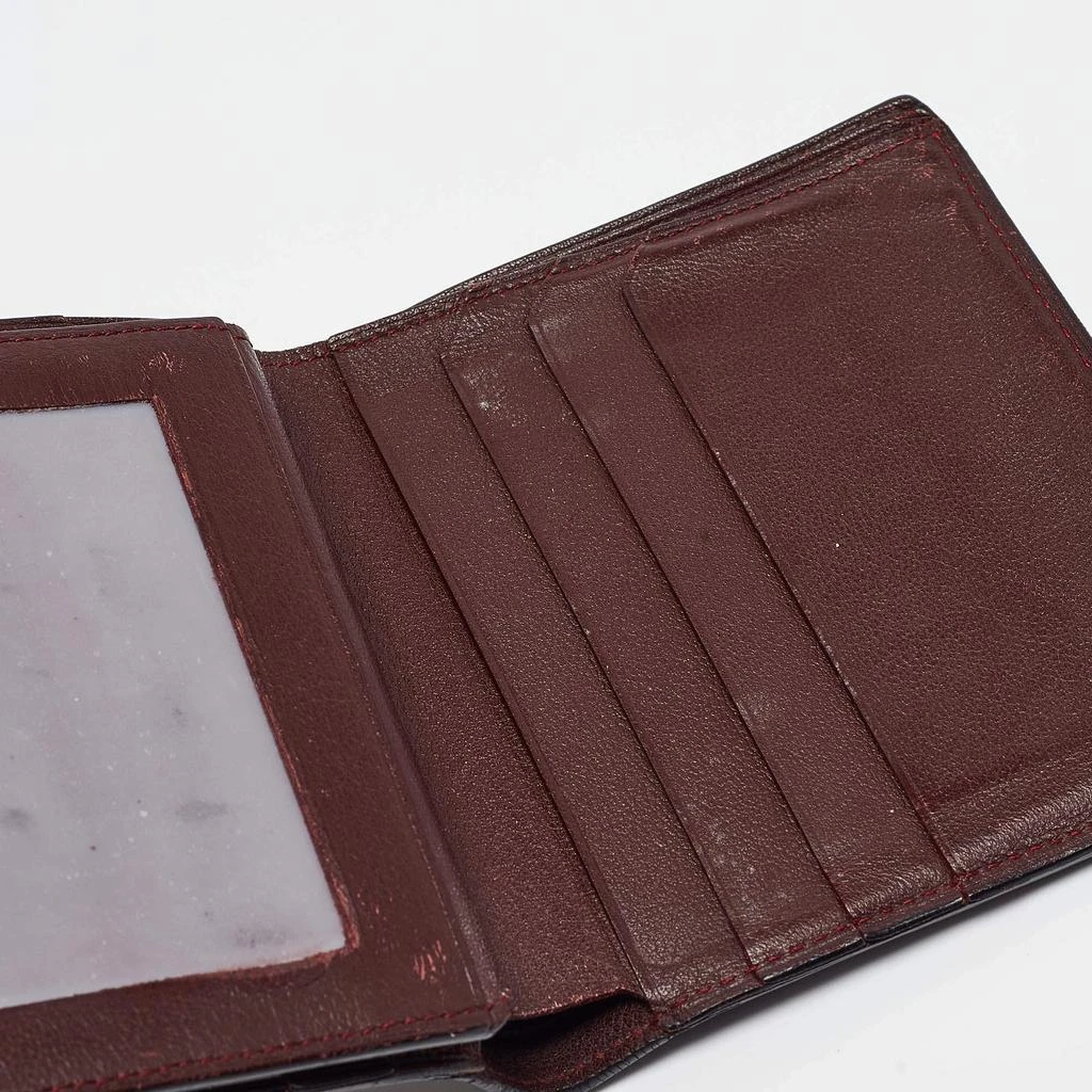 Cartier Cartier Black Leather Must De Cartier Bifold Wallet 4