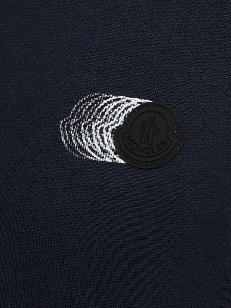 Moncler Faded Logo Cotton Sweatshirt 4