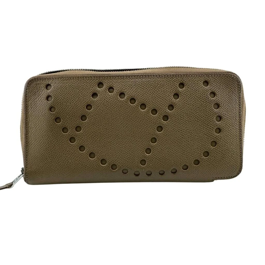Hermes Epsom Leather Leather Long Wallet (Bi-Fold) (Pre-Owned)