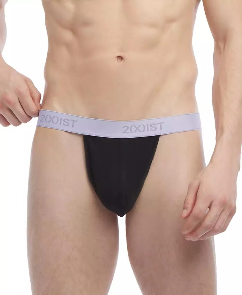 2(x)ist Men's 3-Pk. Cotton Essential Y-Back Thongs 3