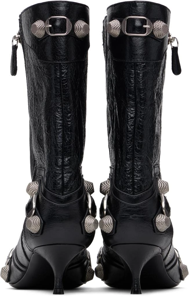 Balenciaga Black Cagole Wide 50mm Boots 2
