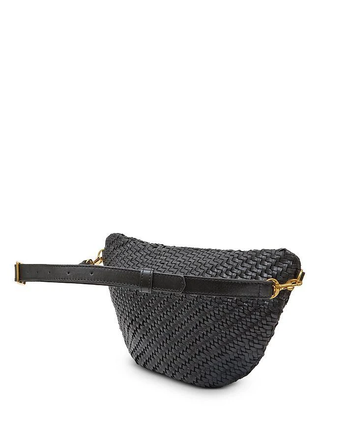 Clare V Grande Fanny Woven Checker Leather Belt Bag 5