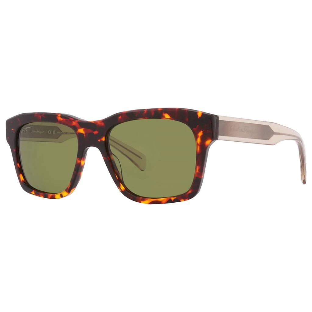 Salvatore Ferragamo Salvatore Ferragamo Green Square Men's Sunglasses SF1087S 219 56 2