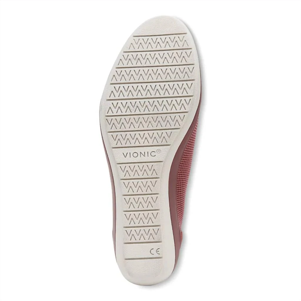VIONIC Jacey Knit Wedge - Medium Width In Shiraz 4