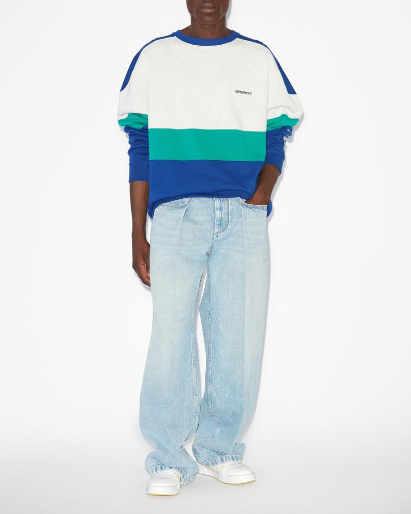 Isabel Marant ISABEL MARANT, KIVIN LOGO SWEATSHIRT - Men - Blue - L
