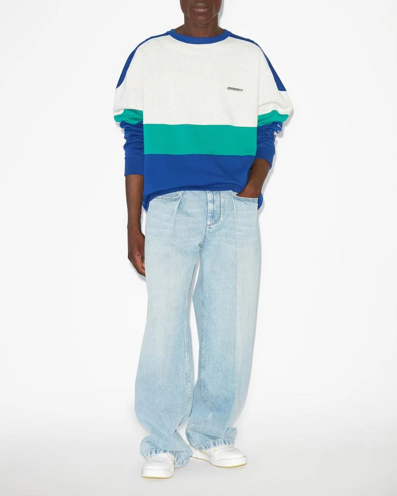 Isabel Marant ISABEL MARANT, KIVIN LOGO SWEATSHIRT - Men - Blue - L 1