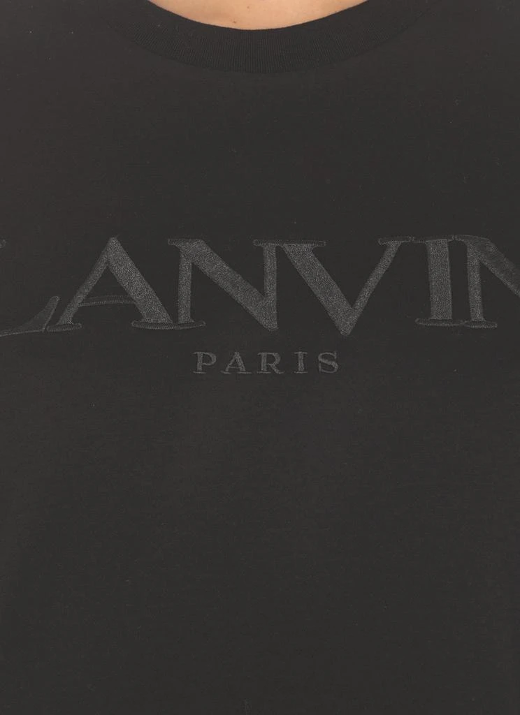 Lanvin Lanvin Logo Embroidered Classic T-Shirt 5