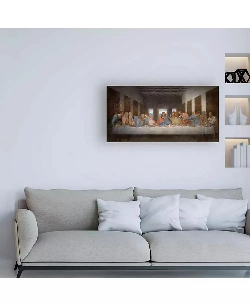 Trademark Global Leonardo Da Vinci The Last Supper Da Vinci Canvas Art - 27" x 33.5" 3