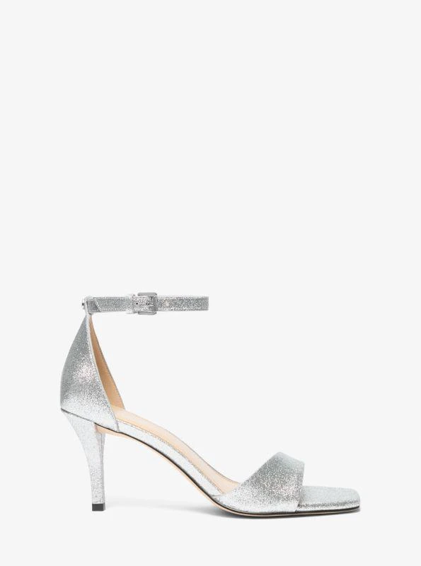 Michael Kors Jaida Metallic Leather Sandal 2