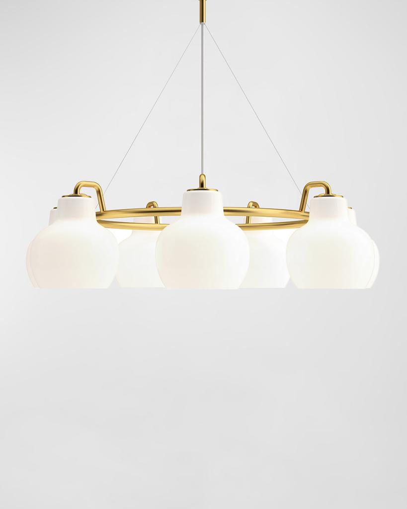 Louis Poulsen VL Ring Crown 7-Light Chandelier, 8"