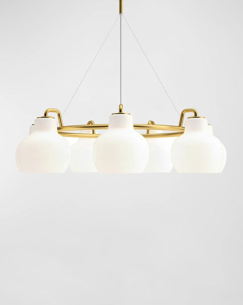 Louis Poulsen VL Ring Crown 7-Light Chandelier, 8" 1