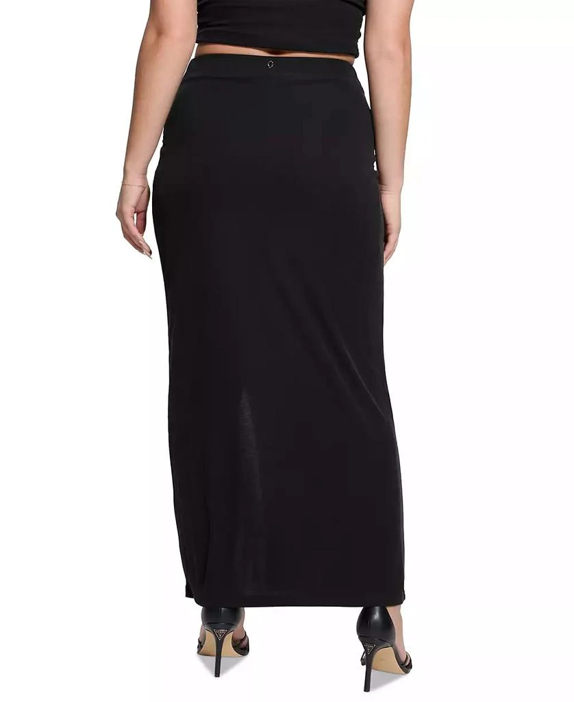 GUESS Women's Aimee Embellished Side-Drape Maxi Skirt 5
