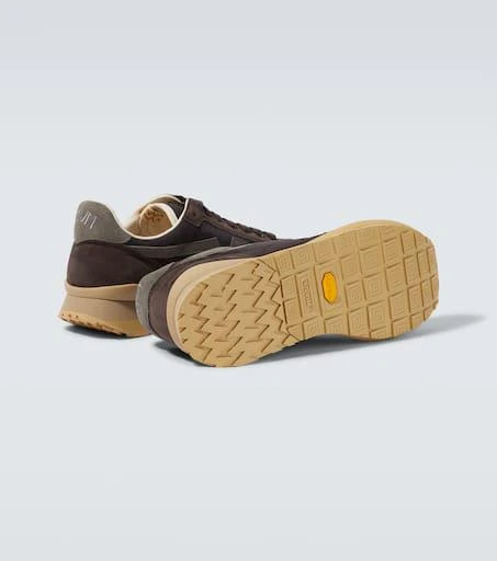 VisVim Fkt suede-trimmed sneakers 7