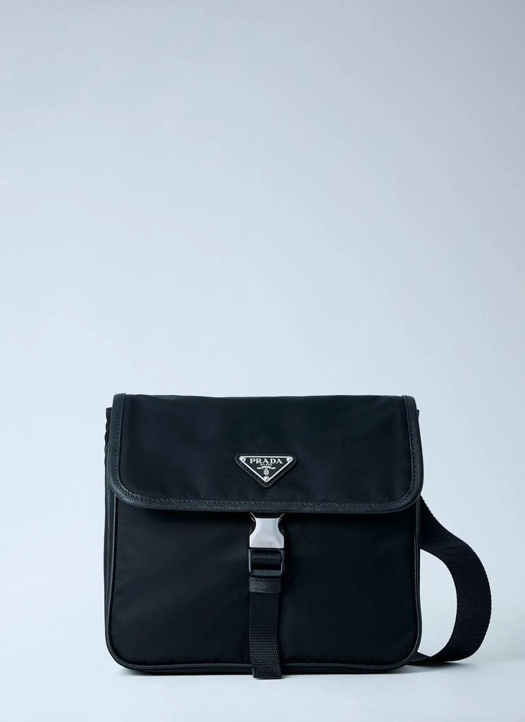 Prada Re-Nylon and Saffiano Leather Shoulder Bag