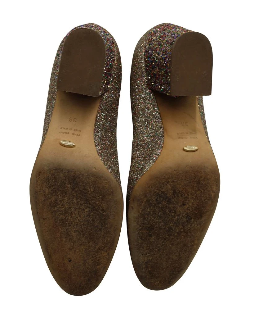 Sergio Rossi Glitter Pumps in Multicolor Leather 6