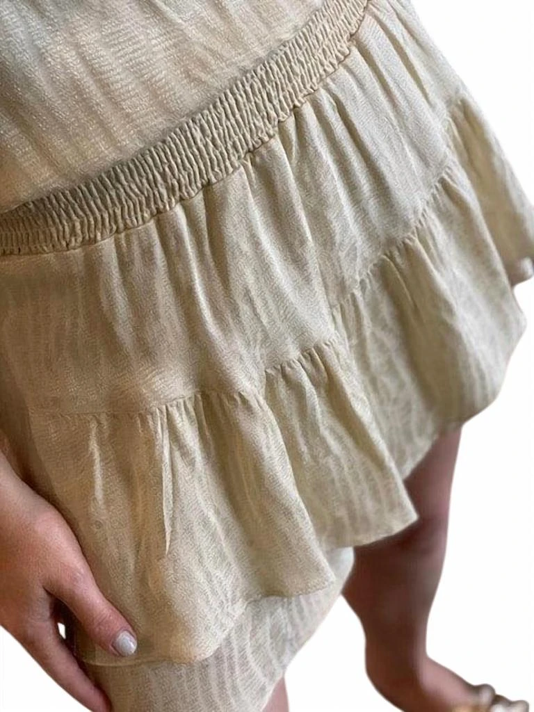 krisa Krisa - Jacquard Ruffle Skirt Dress 3