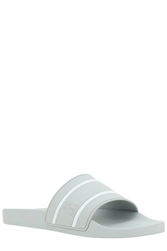 Brunello Cucinelli Brunello Cucinelli Striped Pattern Slip-On Slides 2