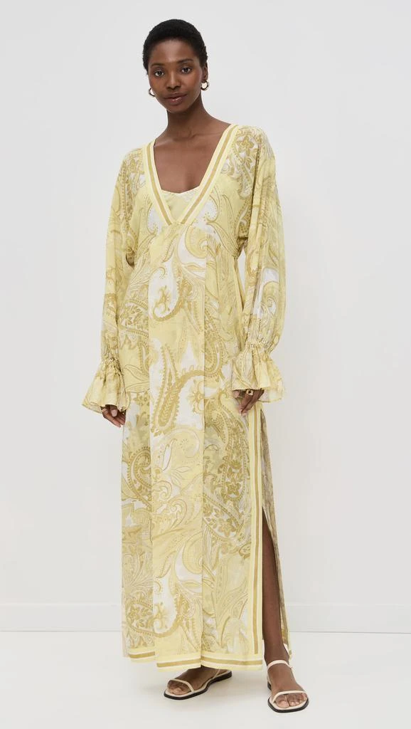 Hemant and Nandita Kaftan with Printed Slip Dress 6