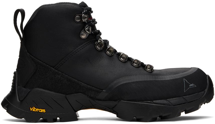 ROA BLACK LEATHER ANDREAS SNEAKERS - Casual Shoes - Compare