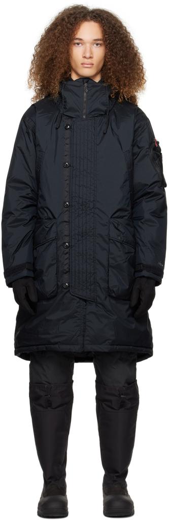 NANGA Black Field Down Coat