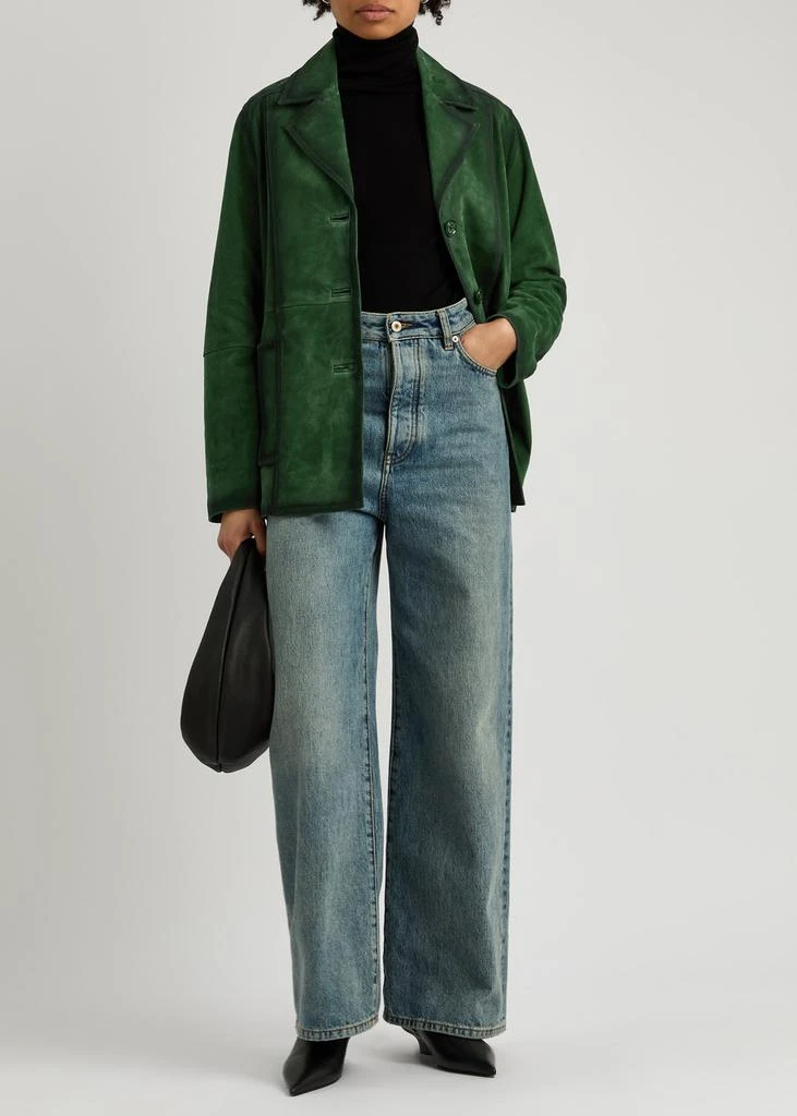 Dorothee Schumacher Panelled faded suede jacket 4