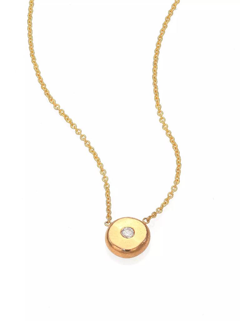 Zoë Chicco Diamond & 14K Gold Pendant Necklace