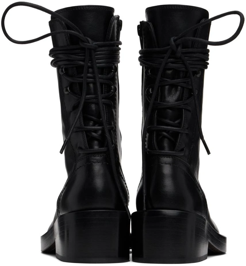 ANN DEMEULEMEESTER Black Henrica Boots 2