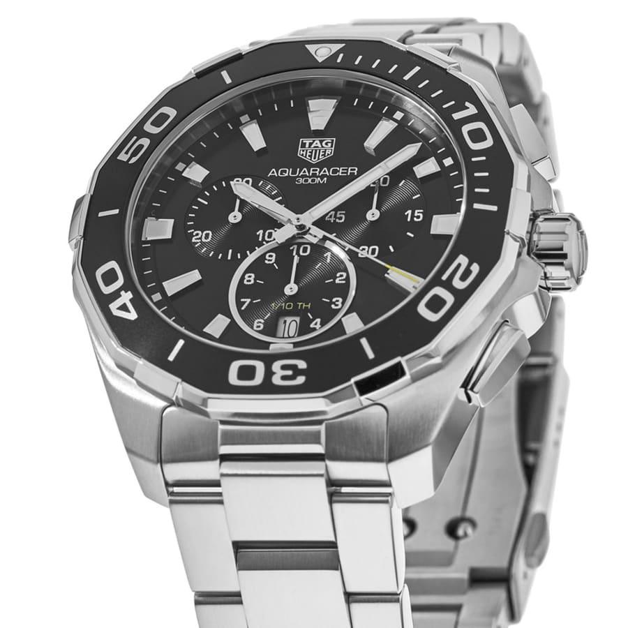 TAG Heuer Aquaracer 300M Chronograph Black Dial Steel Men's Watch CAY111A.BA0927