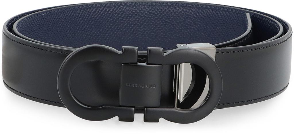 Salvatore Ferragamo Salvatore Ferragamo Gancini Reversible Leather Belt