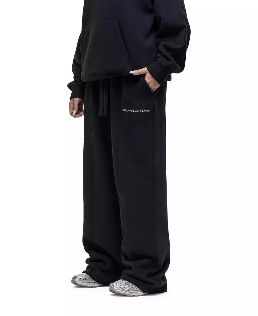 Good For Nothing Women
s Scribble Black Relaxed Joggers 2