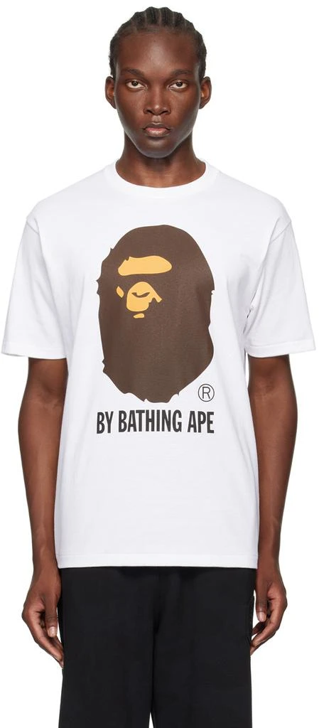 Bape White 'By Bathing Ape' T-Shirt 1