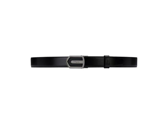 S.T. Dupont Ceinture noire blazon autolock noire 1