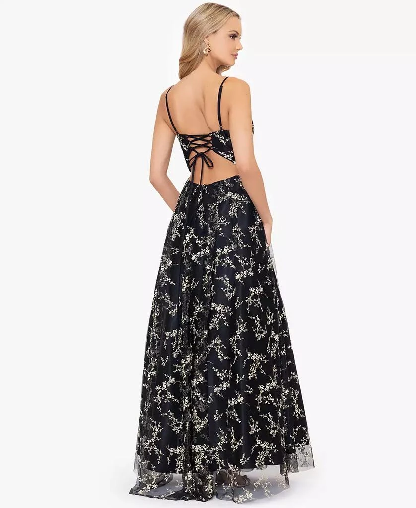 blondie nites dresses Off-the-Shoulder Long Black Prom Dress with Ruffles Black / 7 main image 1