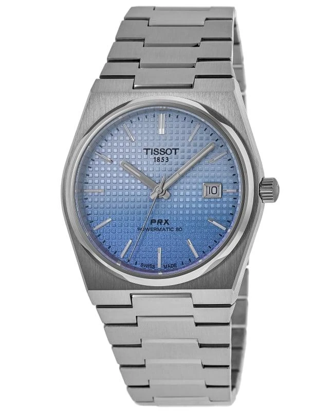Tissot Tissot PRX Powermatic 80 Automatic Gradient Blue Dial Steel Men's Watch T137.407.11.351.01 1