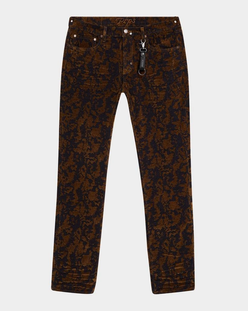 Prps Goods & Co Men's Slim-Straight Jacquard Jeans 1