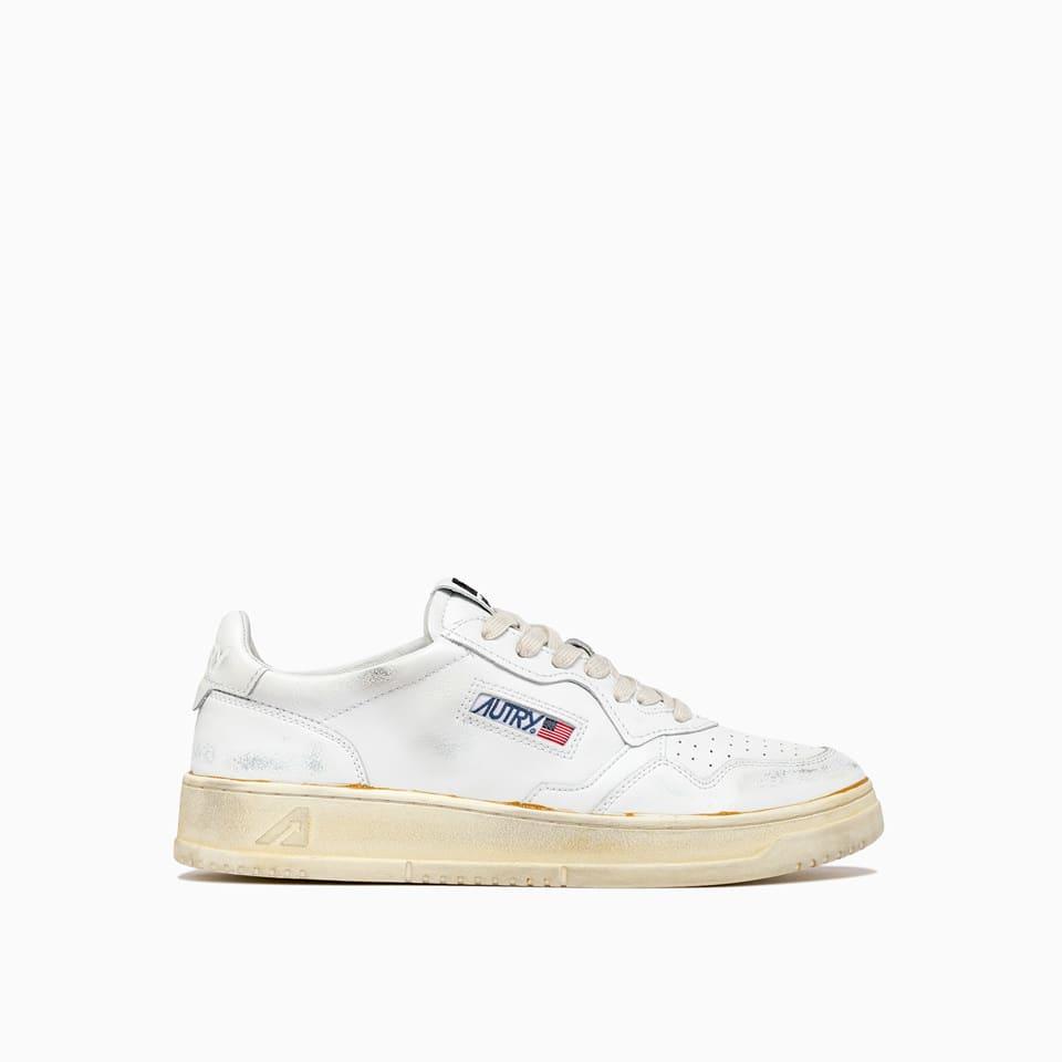 スニーカー Autry Men's Medalist Vintage Sneakers AVLM-GF15 Autry Medalist Super Vintage Low Sneakers Avlm Gf15 - Casual