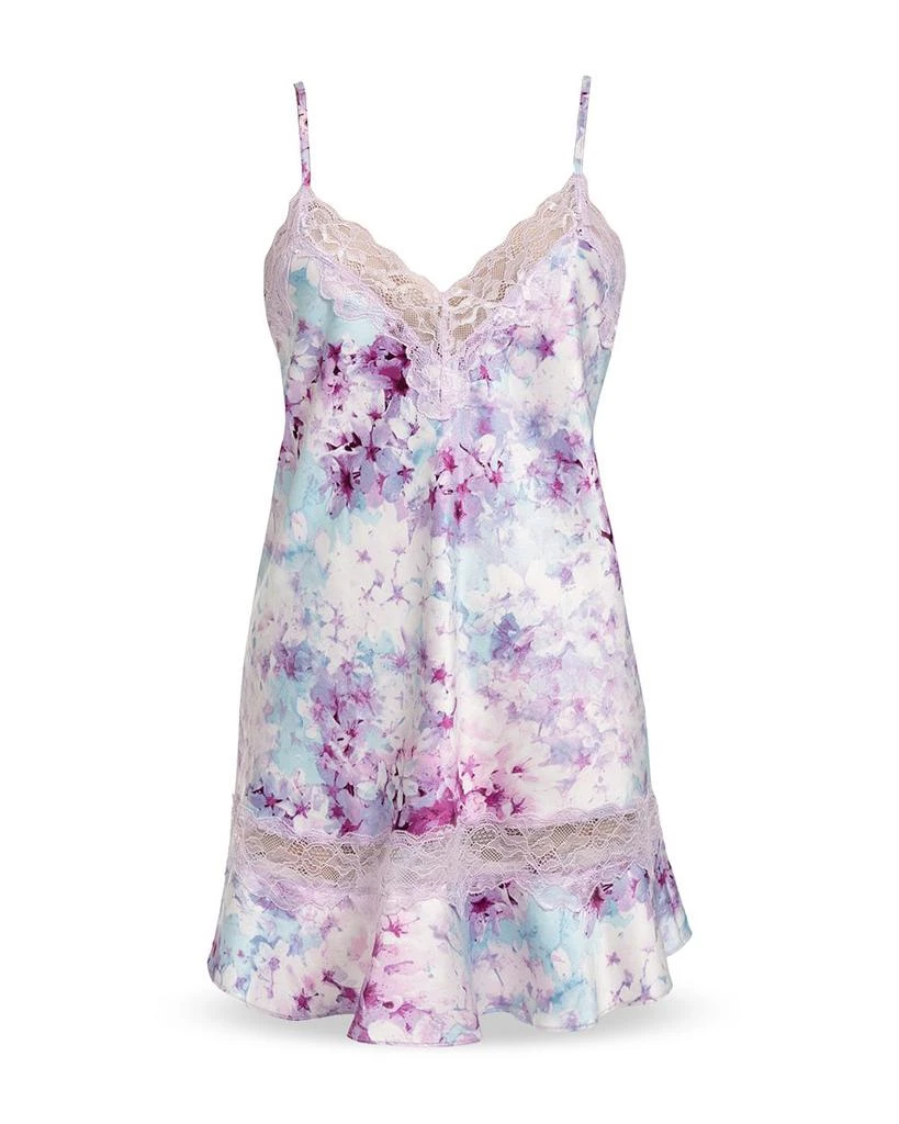 In Bloom Floral Satin Lace Inset Chemise 3
