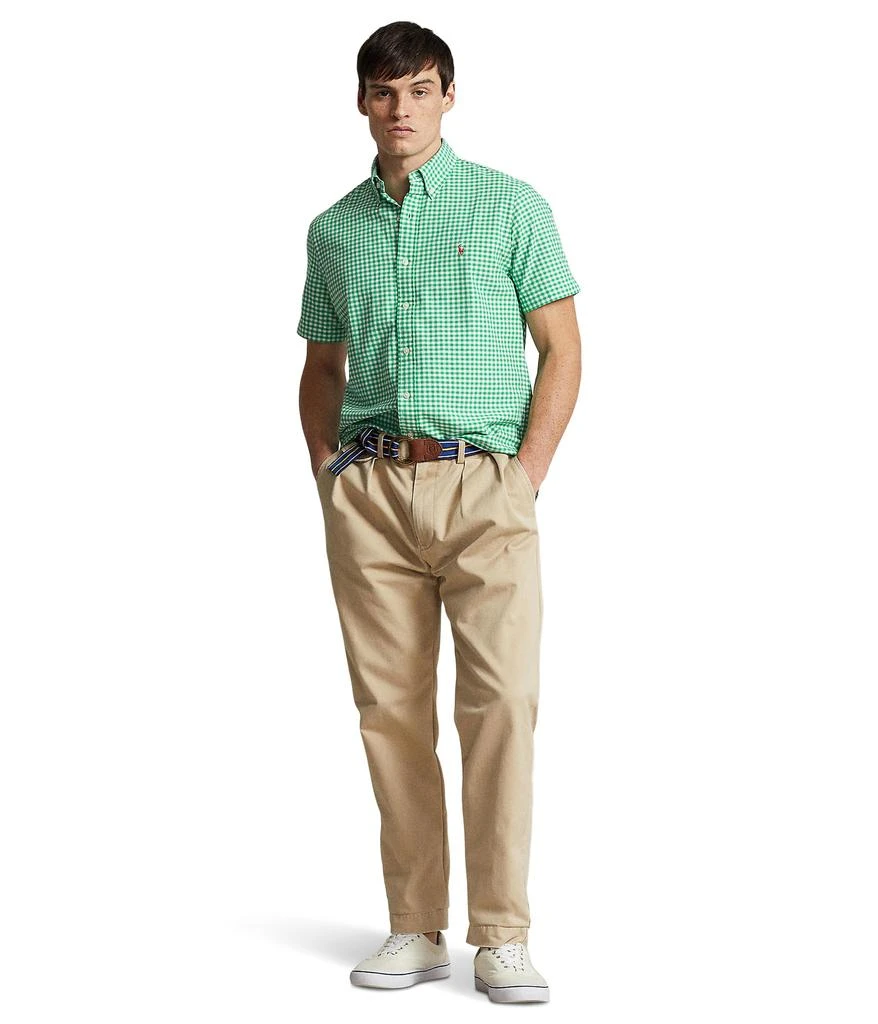 Ralph Lauren Classic Fit Gingham Oxford Short Sleeve Shirt 3