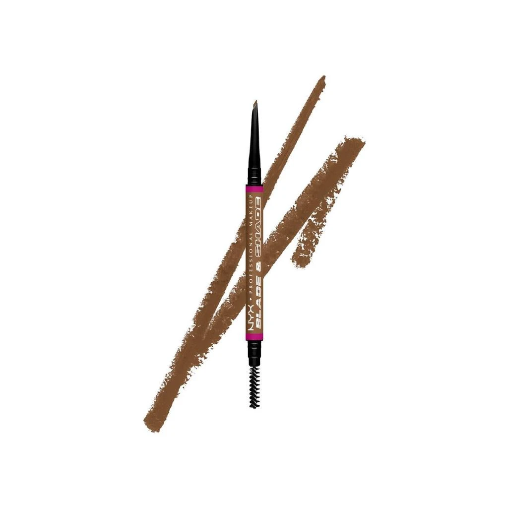Octopus x Nyx Blade & Shade, Crayon Sourcils Double Embout, Tenue Jusqu'À 16H, Ash Blonde 11
